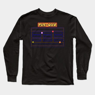 PAC MAN pixelart Long Sleeve T-Shirt